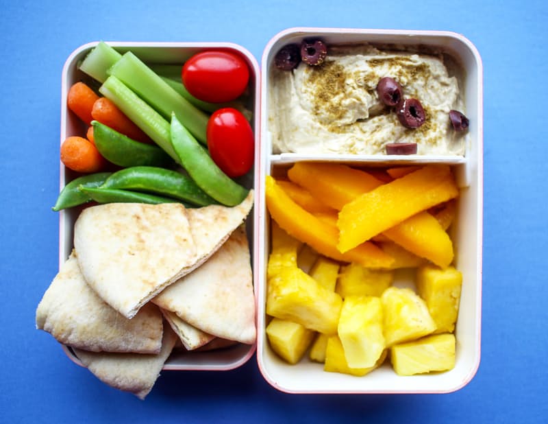 child made school lunch