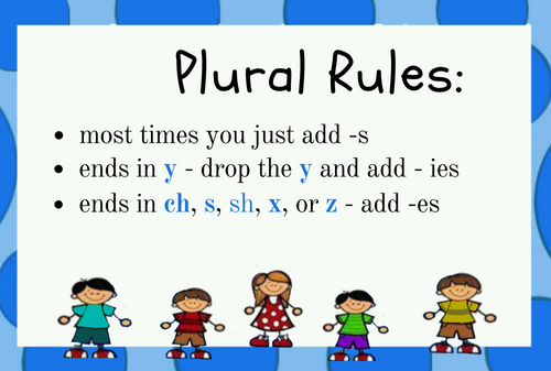 Plural Rules - Kip McGrath Hunter